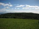 facing north from coronary hill